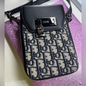 Dior Oblique vertical pouch